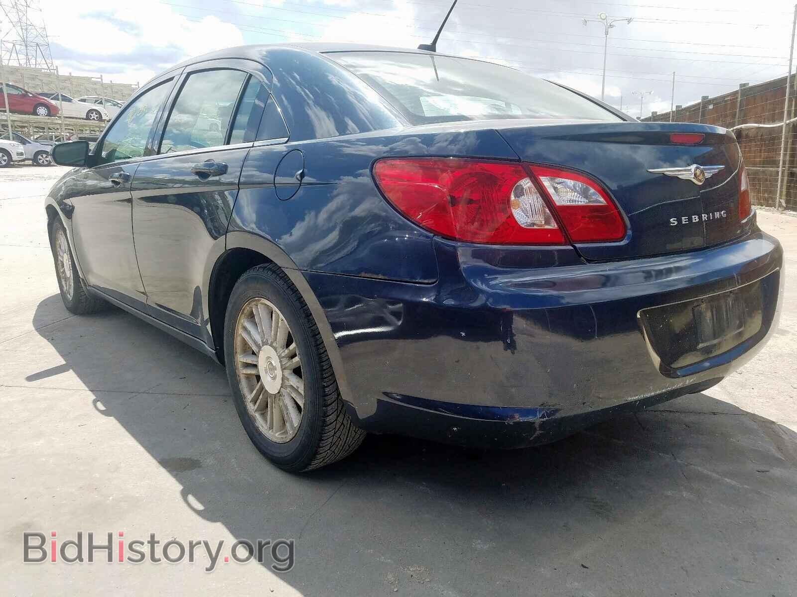 2007 CHRYSLER SEBRING - VIN: 1C3LC56K37N506286 - Фото 3