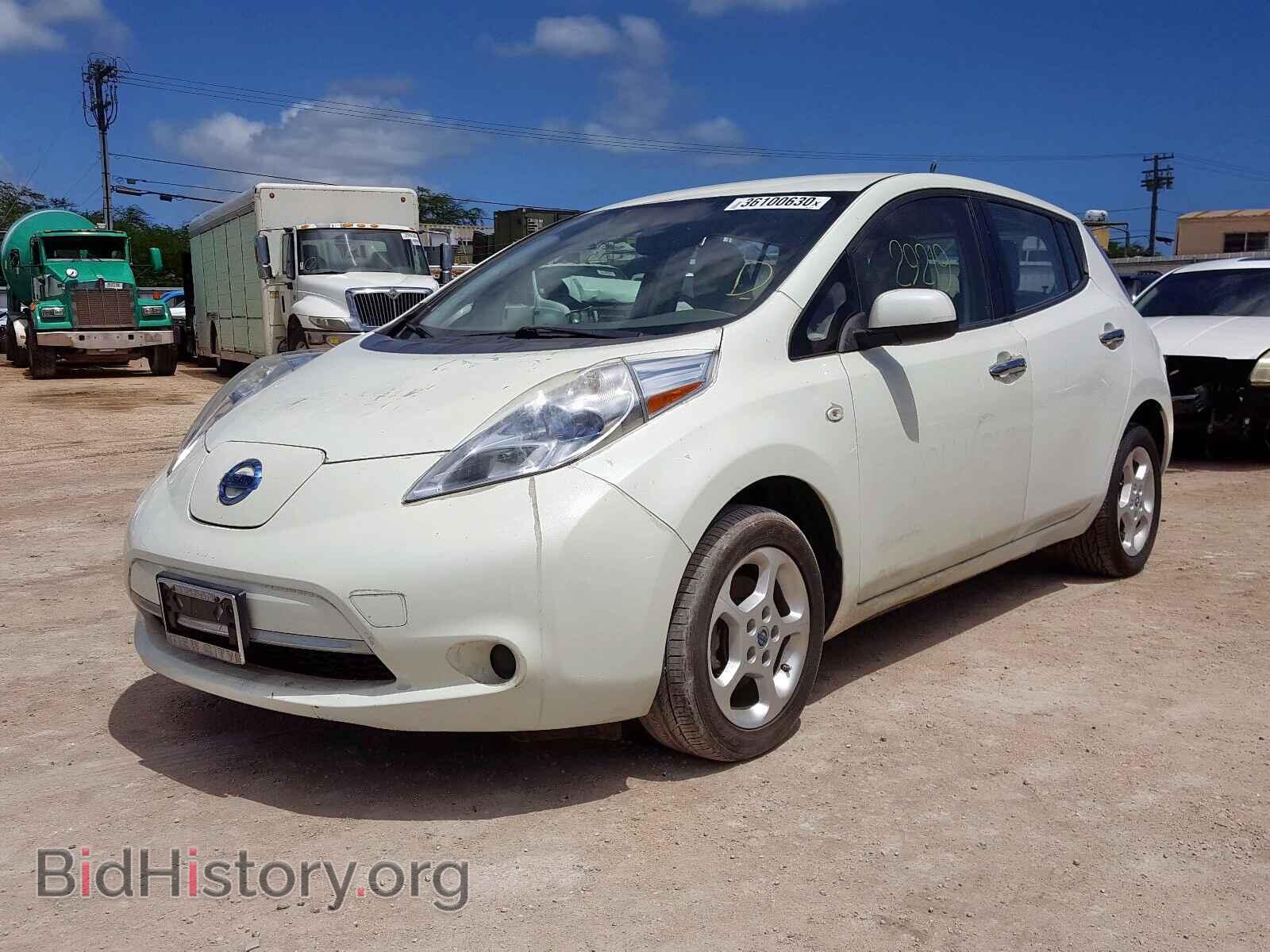 2012 NISSAN LEAF - VIN: JN1AZ0CP6CT015594 - Фото 2