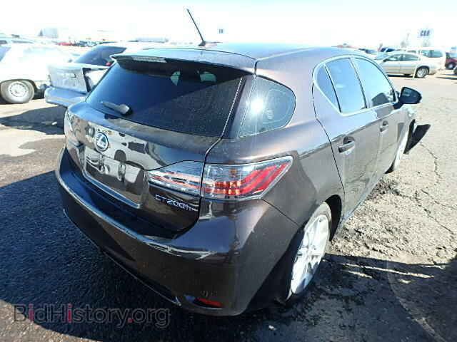 2011 LEXUS CT 200 - VIN: JTHKD5BH6B2038724 - Фото 4