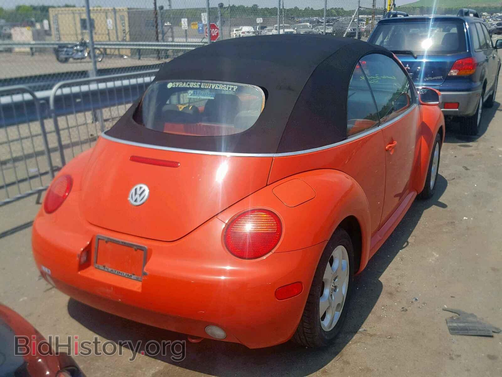 2003 VOLKSWAGEN BEETLE - VIN: 3VWCK21Y43M322405 - Фото 4