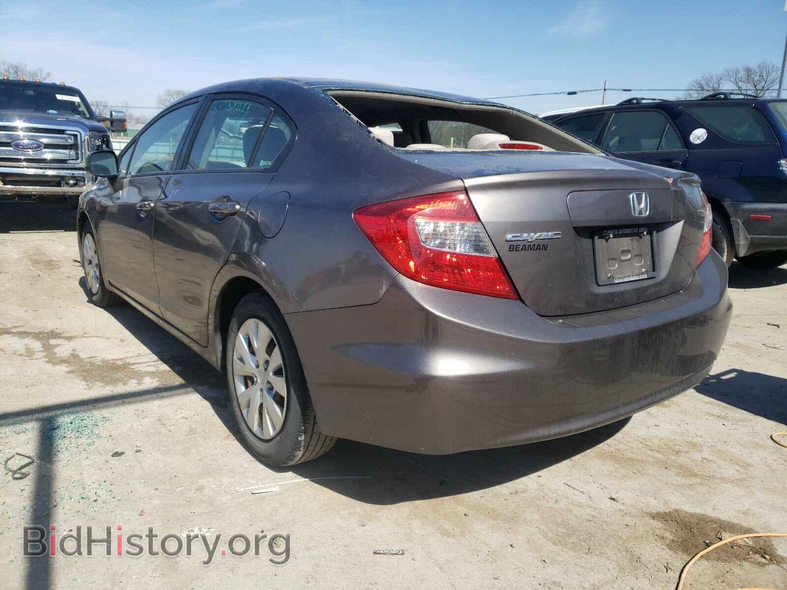 2012 HONDA CIVIC - VIN: 2HGFB2F57CH594302 - Фото 3