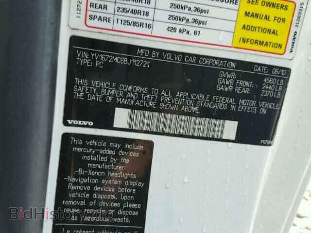 2011 VOLVO C70 - VIN: YV1672MC6BJ112721 - Фото 10