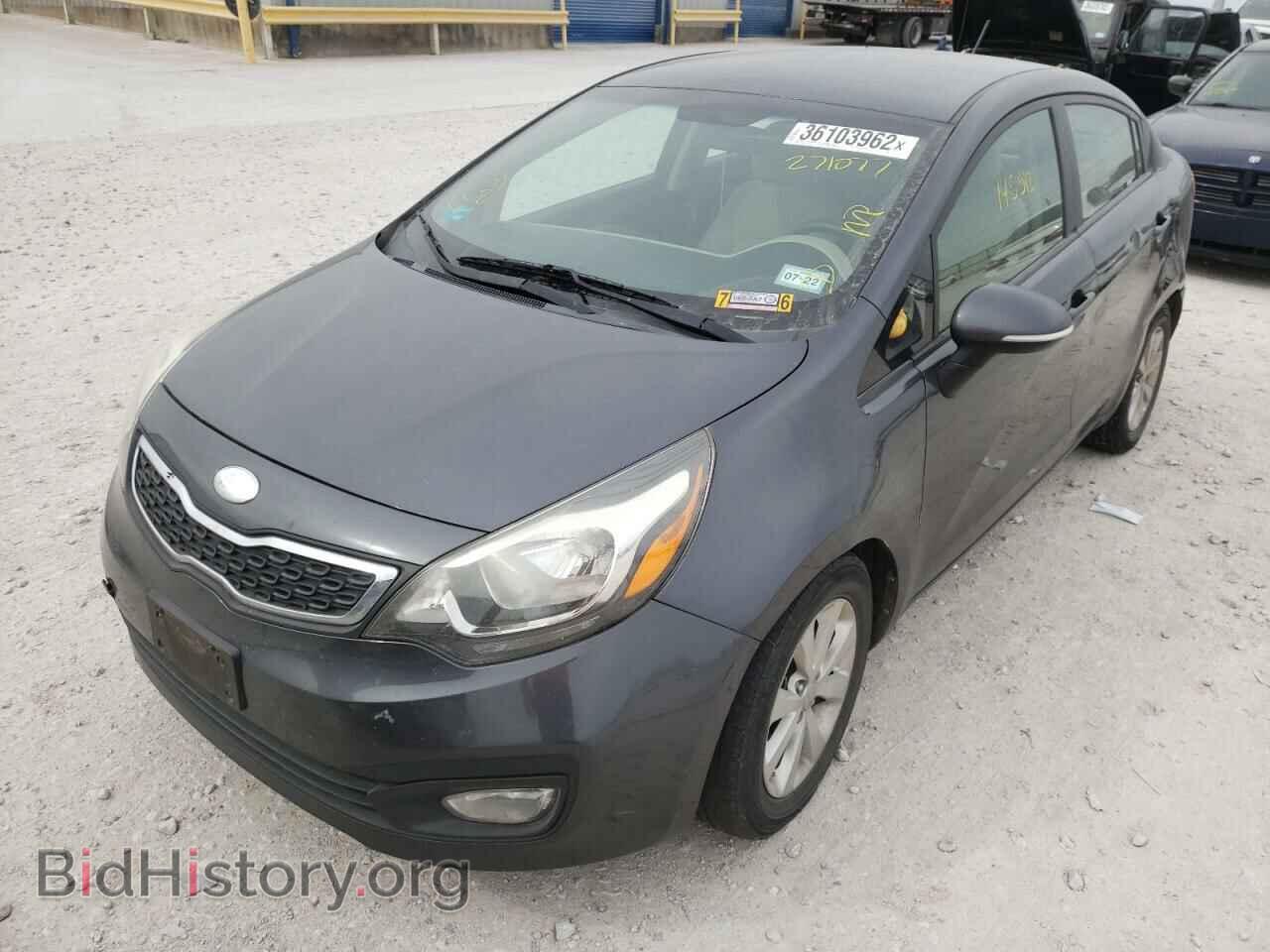 2013 KIA RIO - VIN: KNADN4A32D6271077 - Фото 2