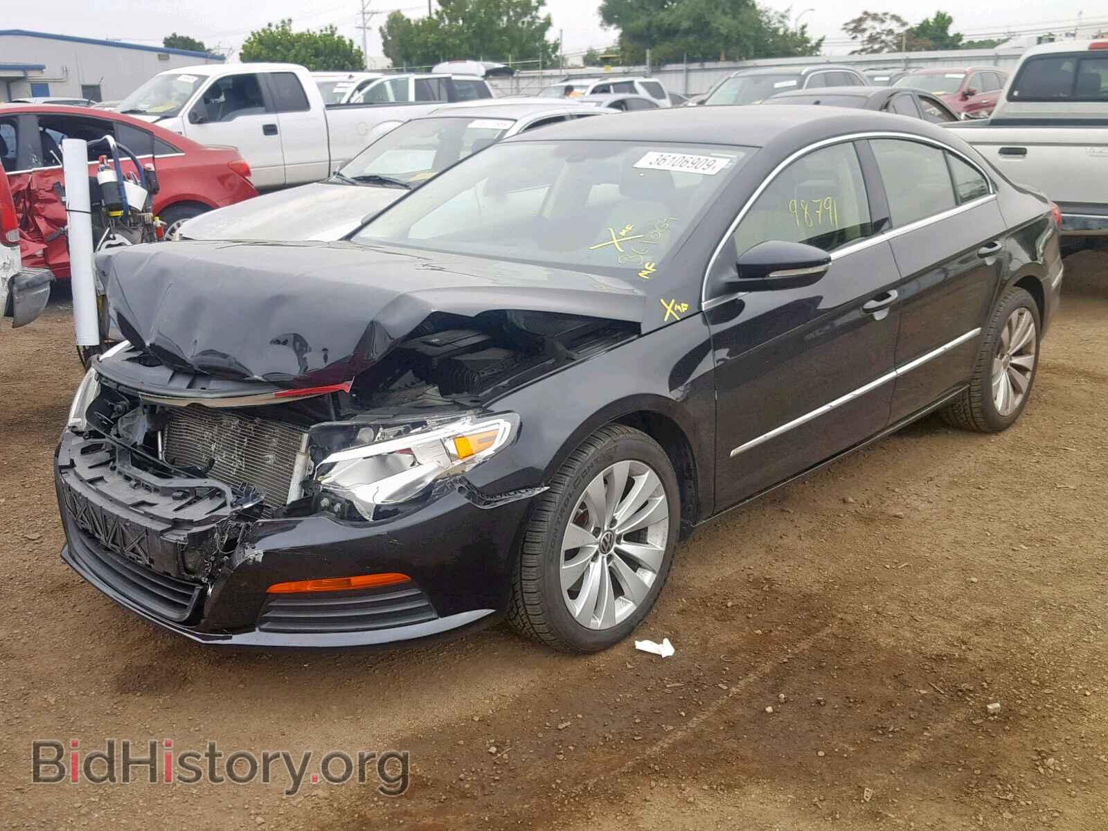2012 VOLKSWAGEN CC - VIN: WVWMP7AN2CE535564 - Фото 2