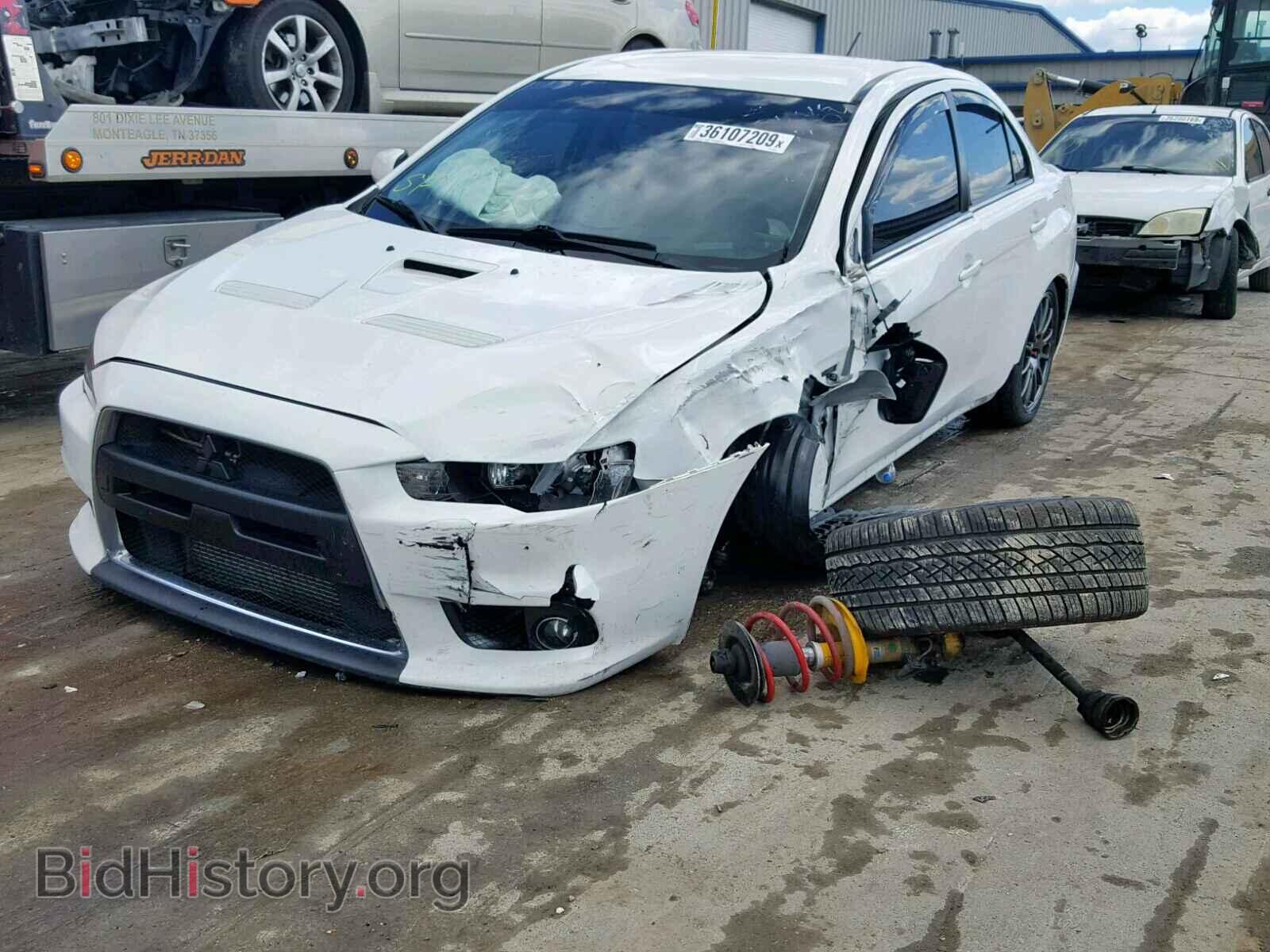 2013 MITSUBISHI EVO - VIN: JA32W5FV8DU005340 - Фото 2