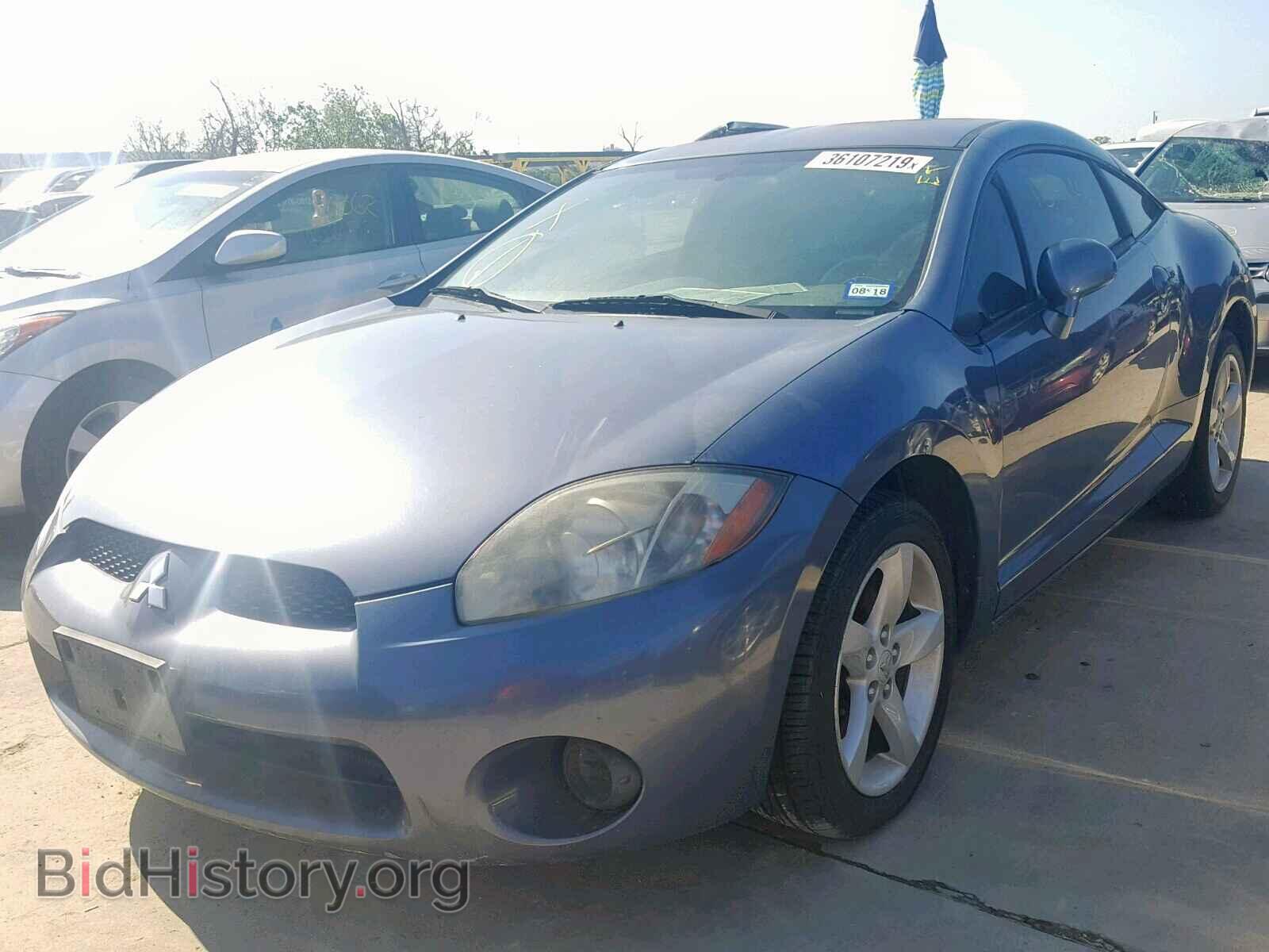 2007 MITSUBISHI ECLIPSE - VIN: 4A3AK24F87E019611 - Фото 2
