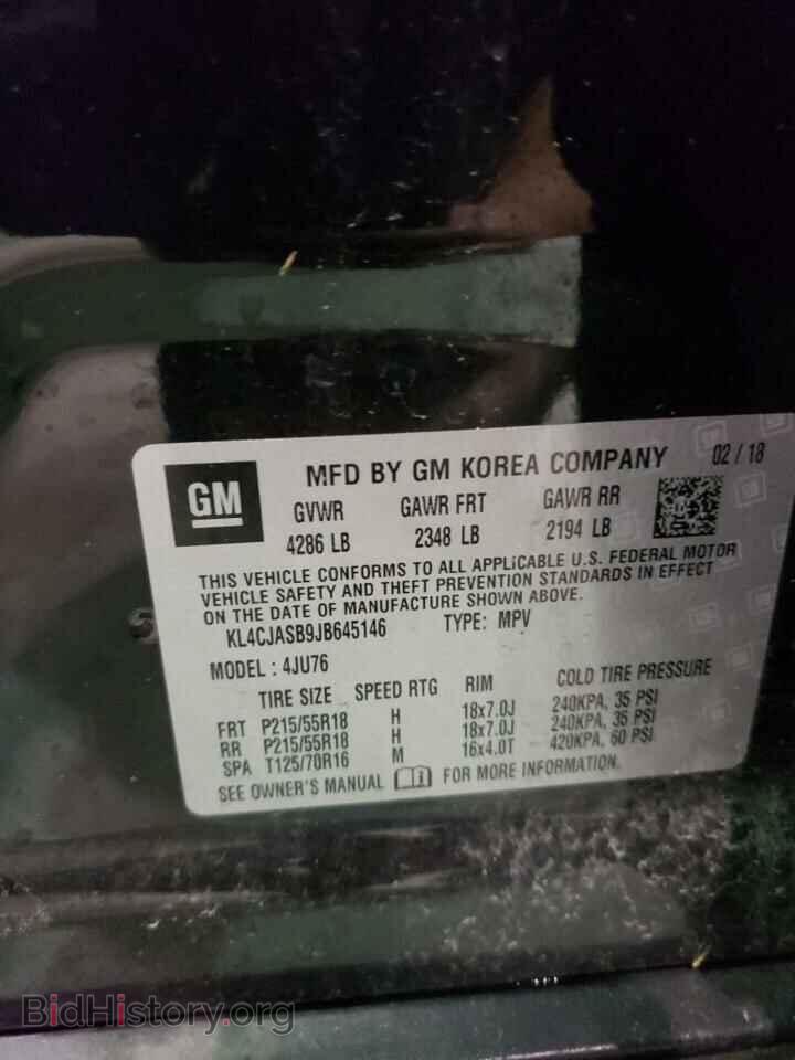 2018 BUICK ENCORE - VIN: KL4CJASB9JB645146 - Photo 10