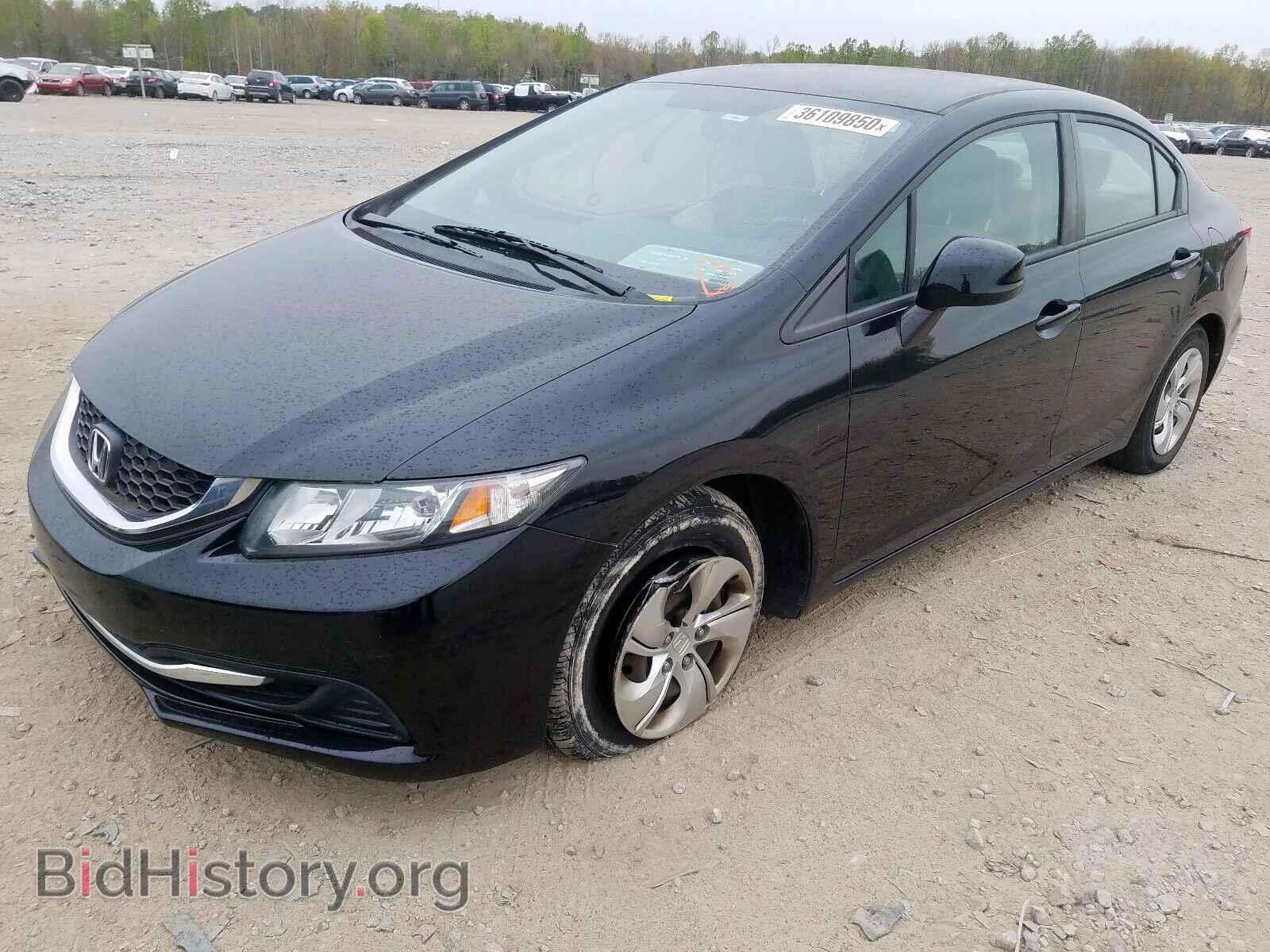 2013 HONDA CIVIC - VIN: 19XFB2F51DE006759 - Фото 2