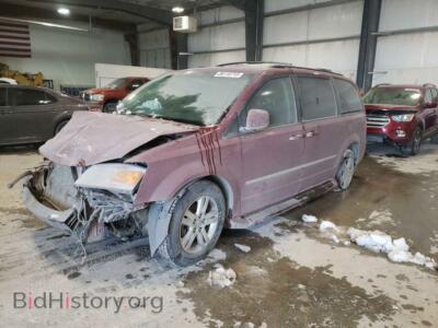 2010 Dodge CARAVAN GRAND CARA, бордовый — VIN 2D4RN6DX8AR397258, Copart