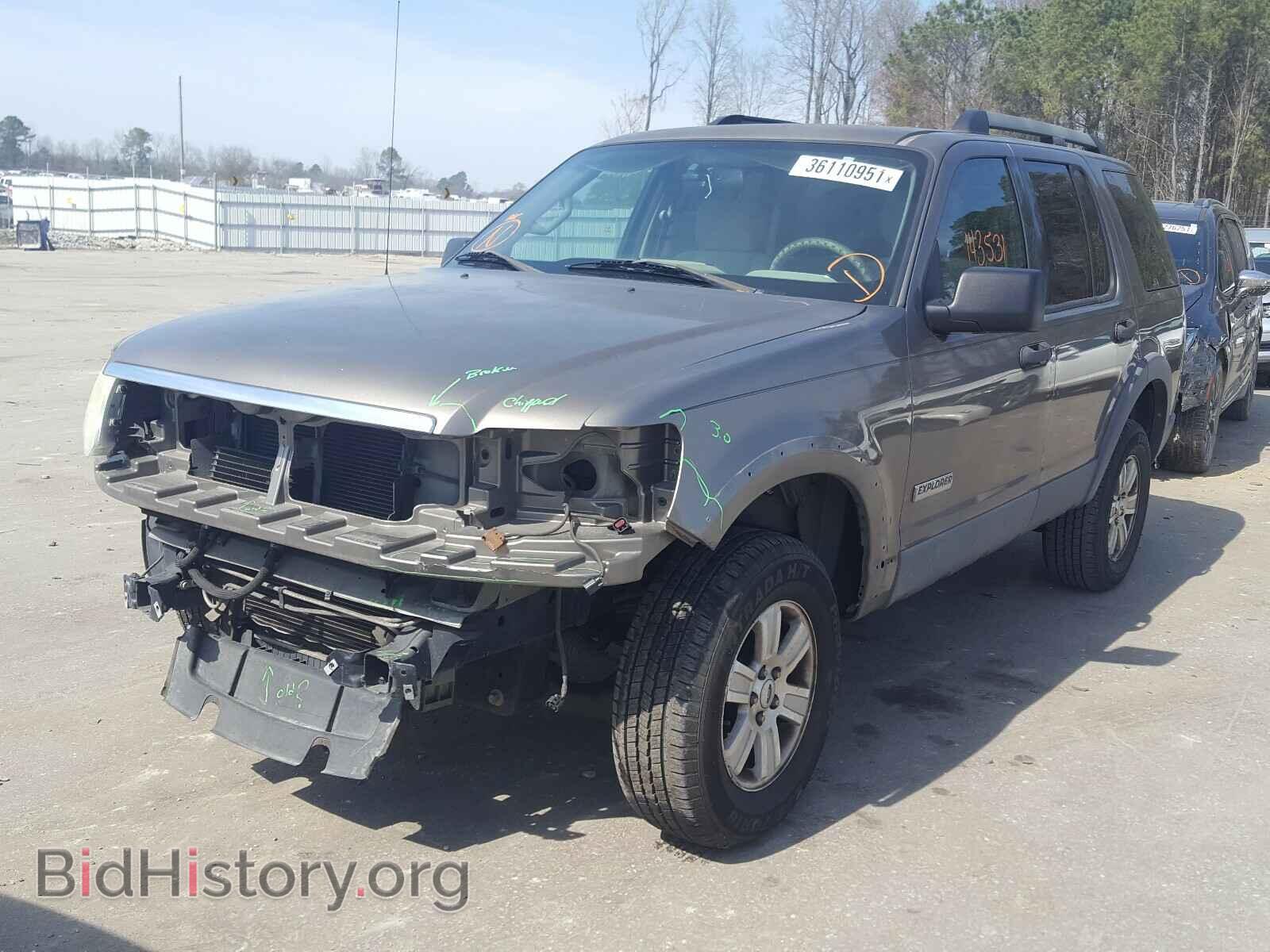 2006 FORD EXPLORER - VIN: 1FMEU63E26UA33230 - Фото 2