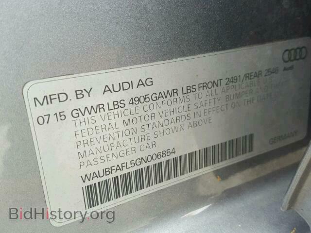2016 AUDI A4 - VIN: WAUBFAFL5GN006854 - Фото 10