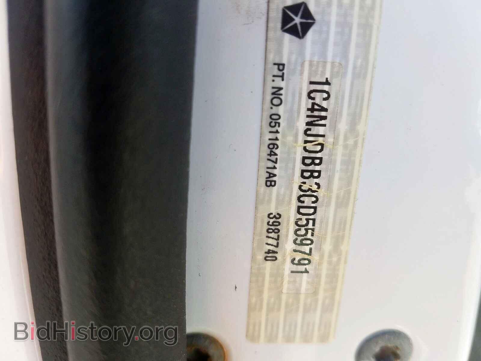 2012 JEEP COMPASS - VIN: 1C4NJDBB3CD559791 - Фото 10