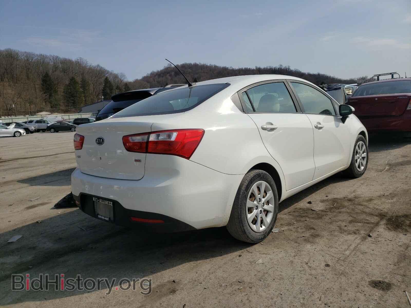 2012 KIA RIO - VIN: KNADM4A32C6076291 - Фото 4