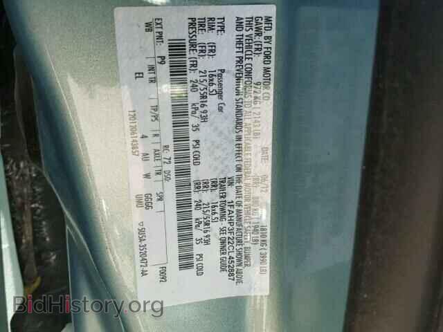 2012 FORD FOCUS - VIN: 1FAHP3F22CL452887 - Фото 10