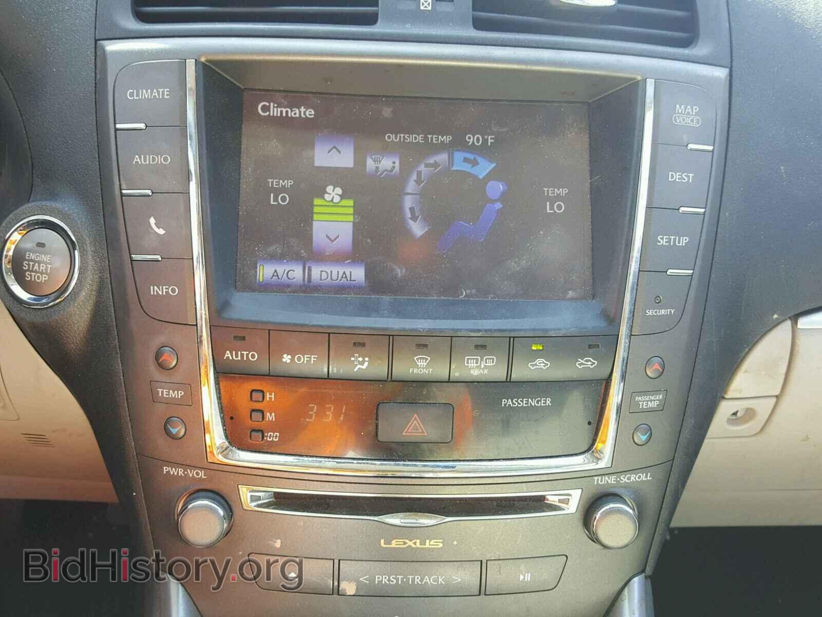2013 LEXUS IS250 - VIN: JTHBF5C24D5185128 - Фото 9