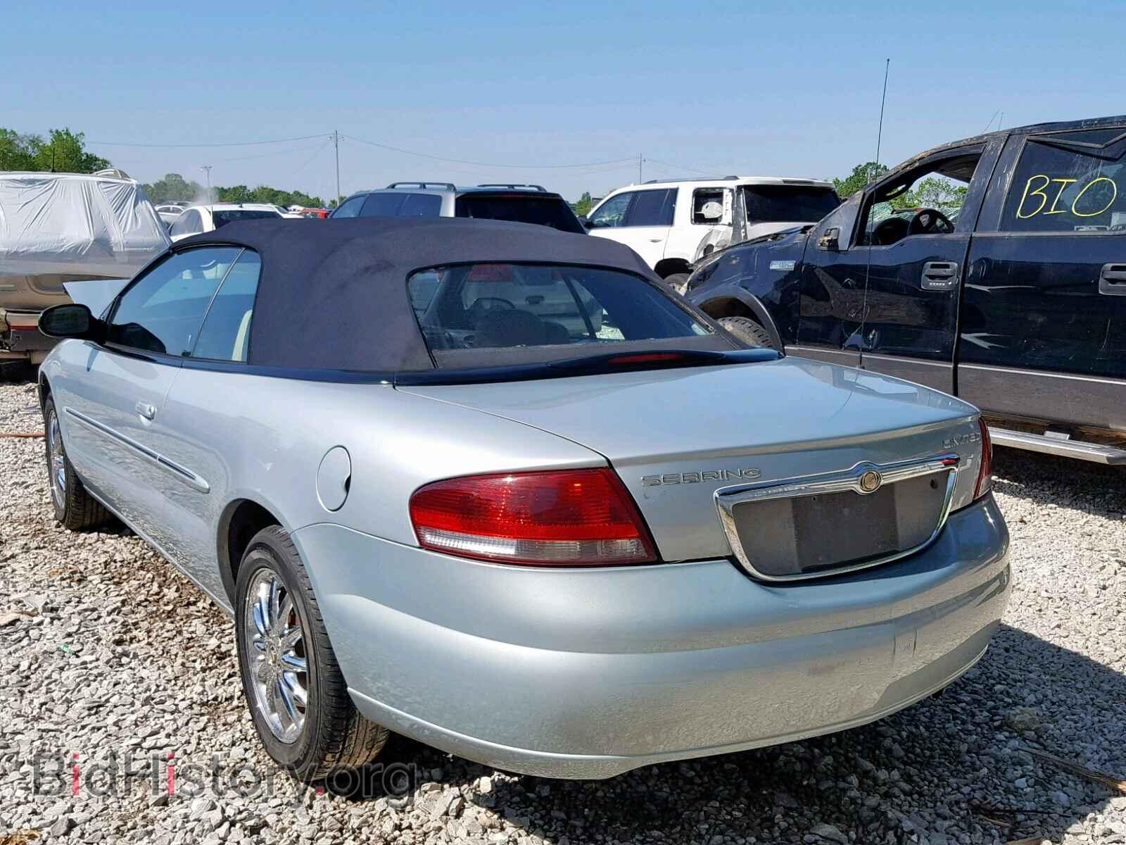 2002 CHRYSLER SEBRING - VIN: 1C3EL65R52N255941 - Фото 3