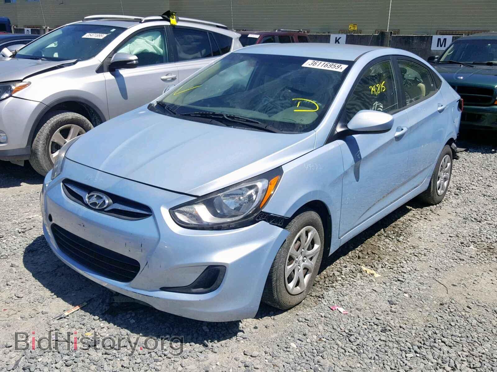 2013 HYUNDAI ACCENT - VIN: KMHCT4AE1DU449087 - Фото 2