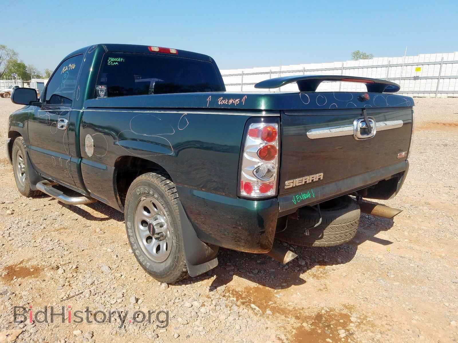 2005 GMC SIERRA - VIN: 1GTEC14X55Z203057 - Фото 3