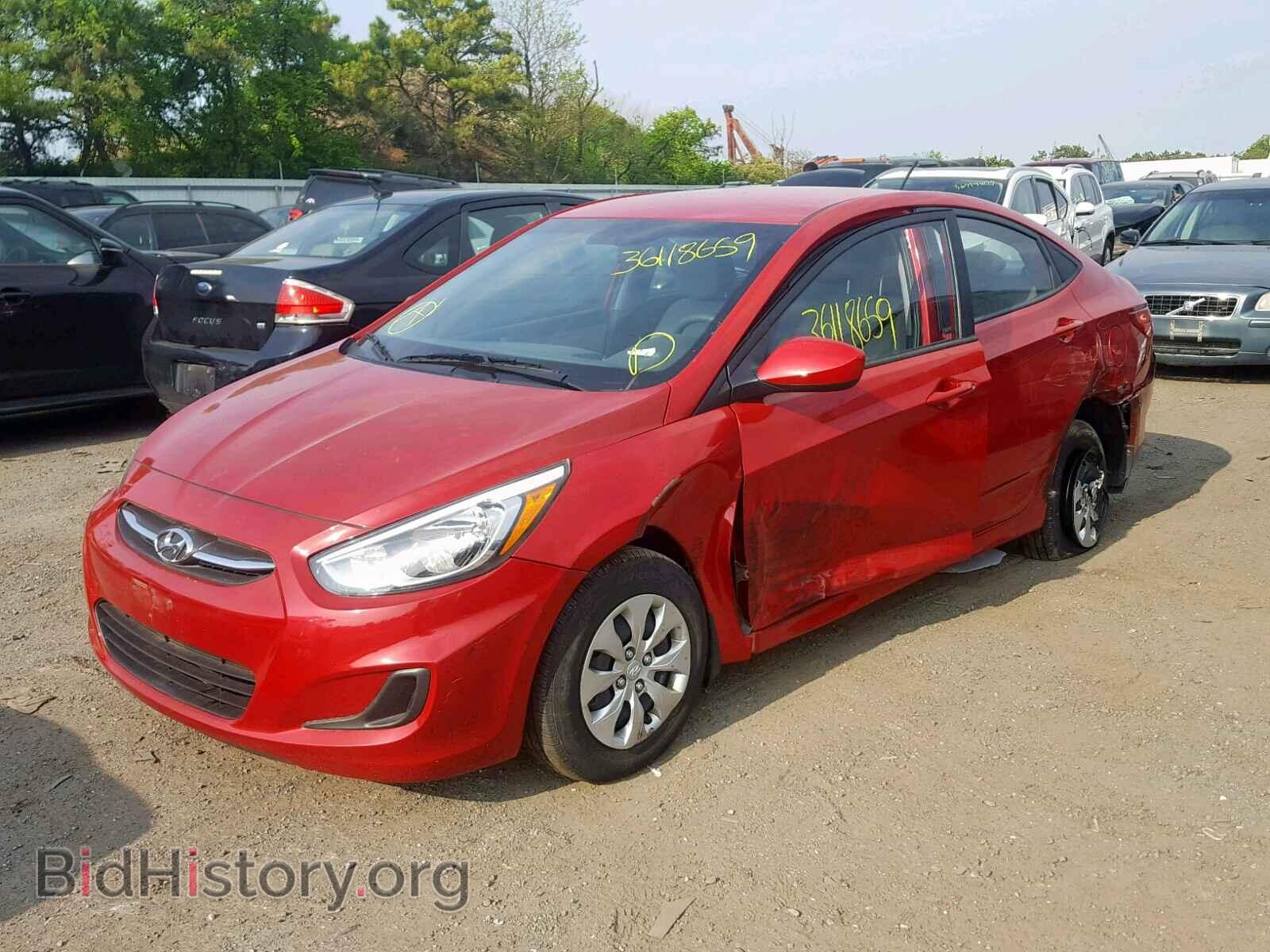 2016 HYUNDAI ACCENT - VIN: KMHCT4AE0GU051177 - Фото 2