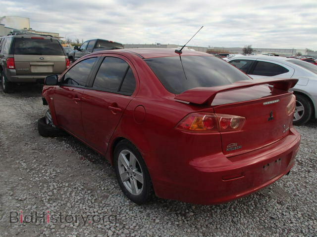 2008 MITSUBISHI LANCER - VIN: JA3AU26U28U036287 - Фото 3