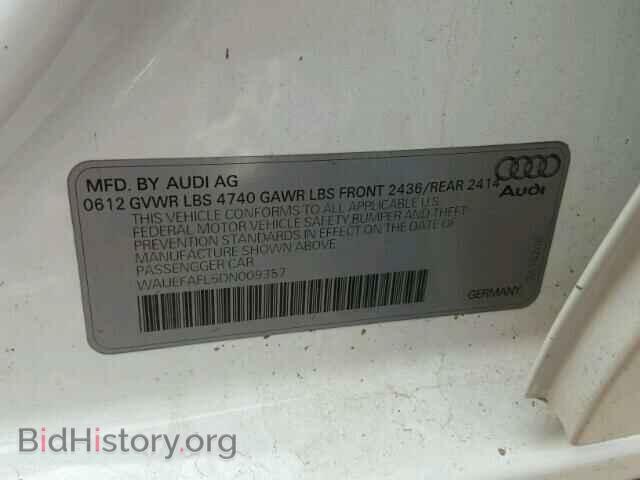 2013 AUDI A4 - VIN: WAUEFAFL5DN009357 - Photo 10