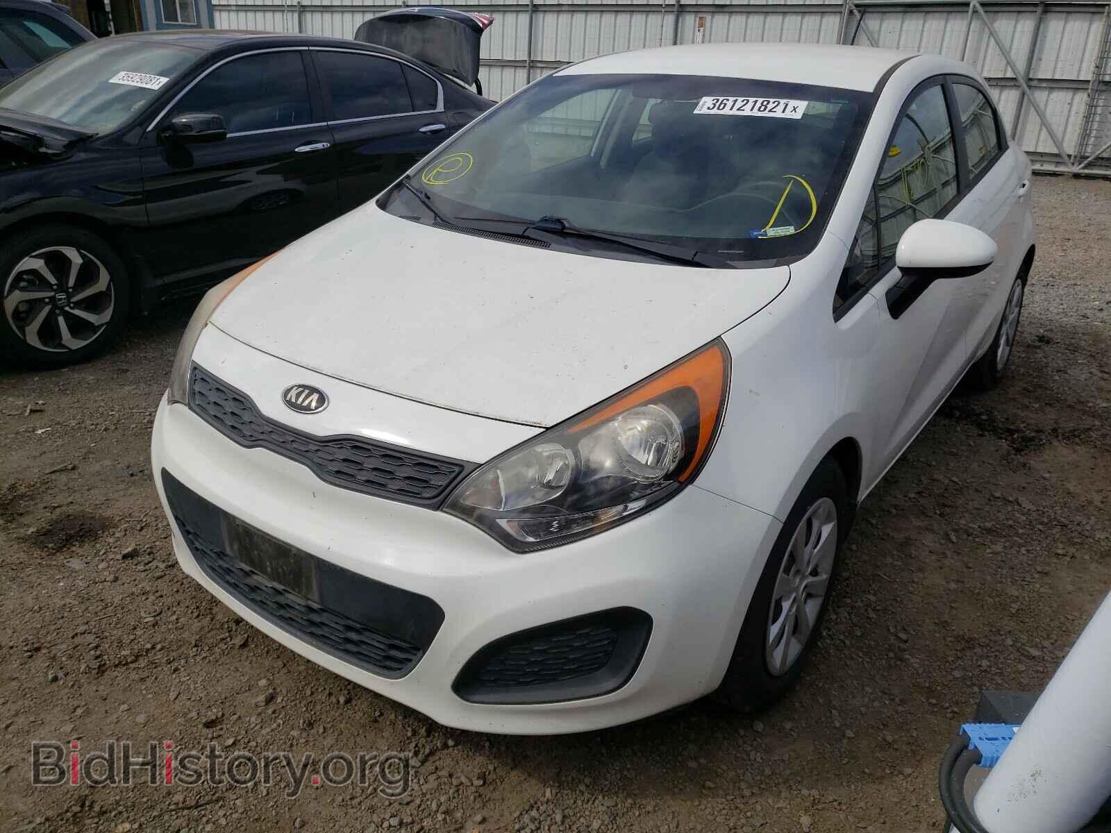 2013 KIA RIO - VIN: KNADM5A33D6144718 - Фото 2