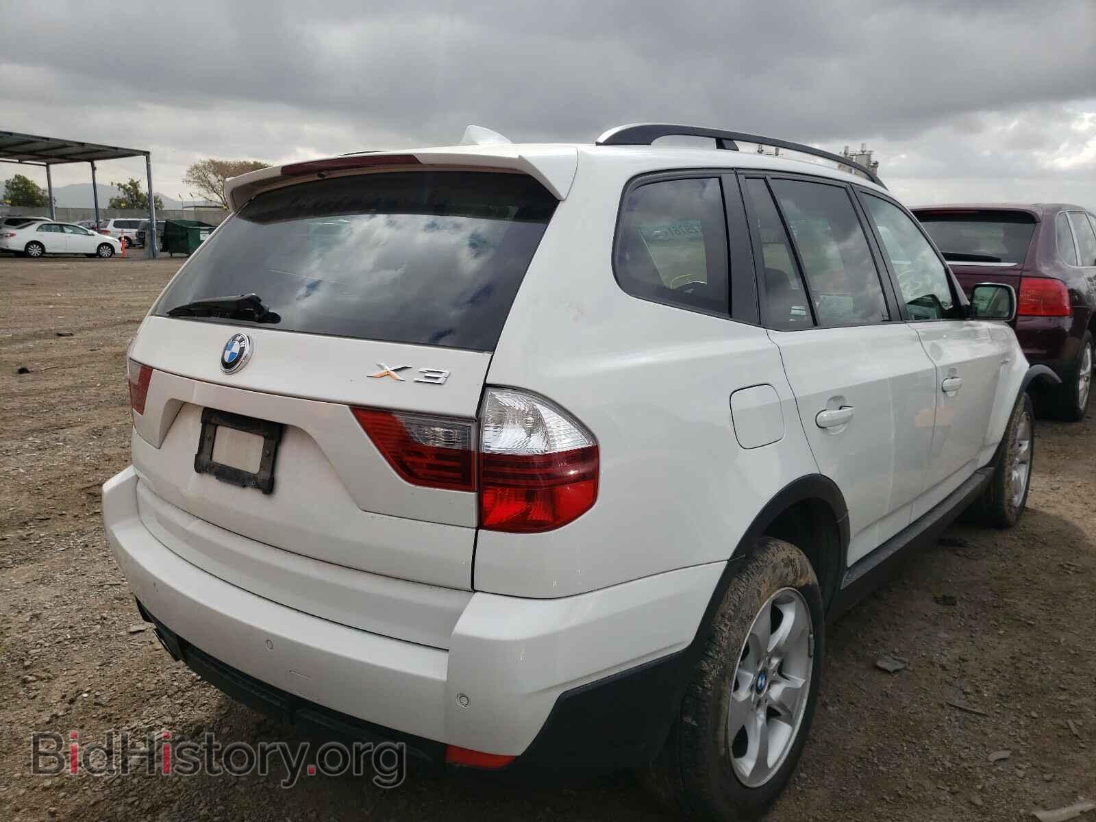 2007 BMW X3 - VIN: WBXPC93427WF09741 - Фото 4