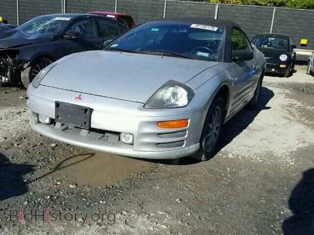 2001 MITSUBISHI ECLIPSE - VIN: 4A3AE45G61E211885 - Фото 2
