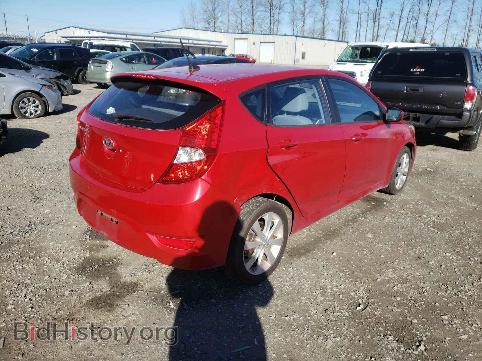 2012 HYUNDAI ACCENT - VIN: KMHCU5AE9CU053457 - Фото 4