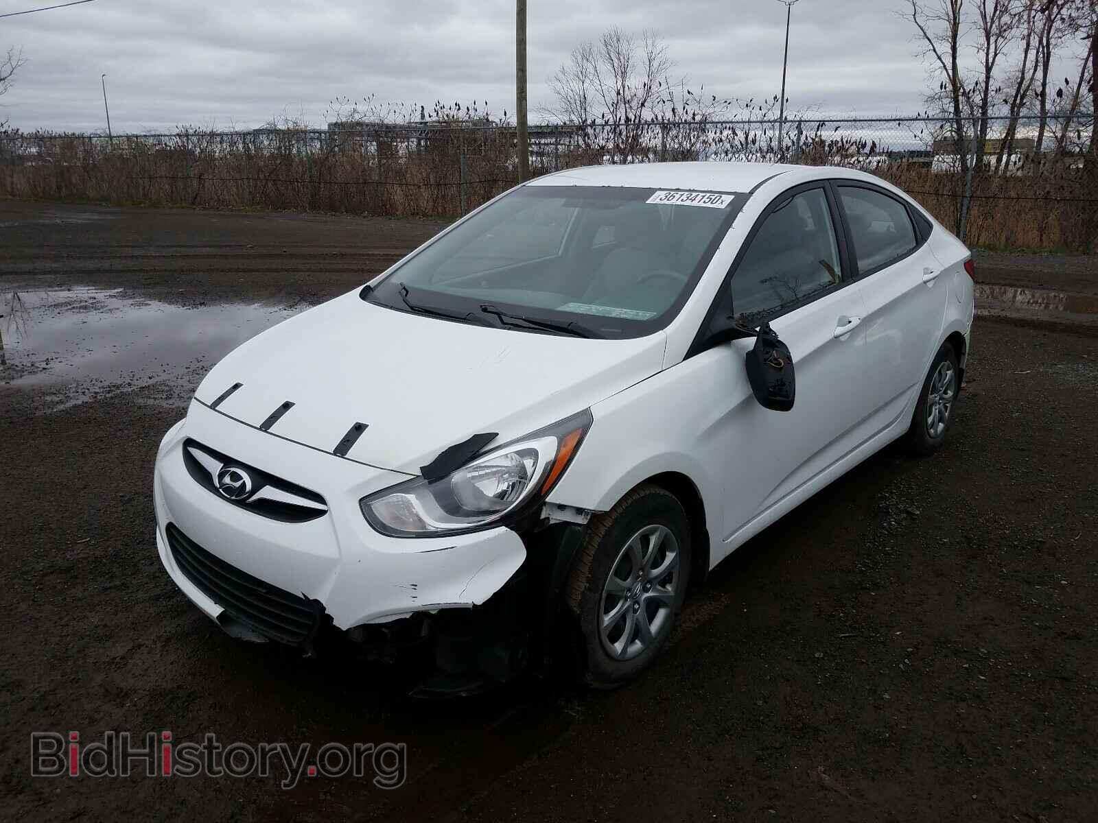 2014 HYUNDAI ACCENT - VIN: KMHCT4AE9EU709348 - Фото 2