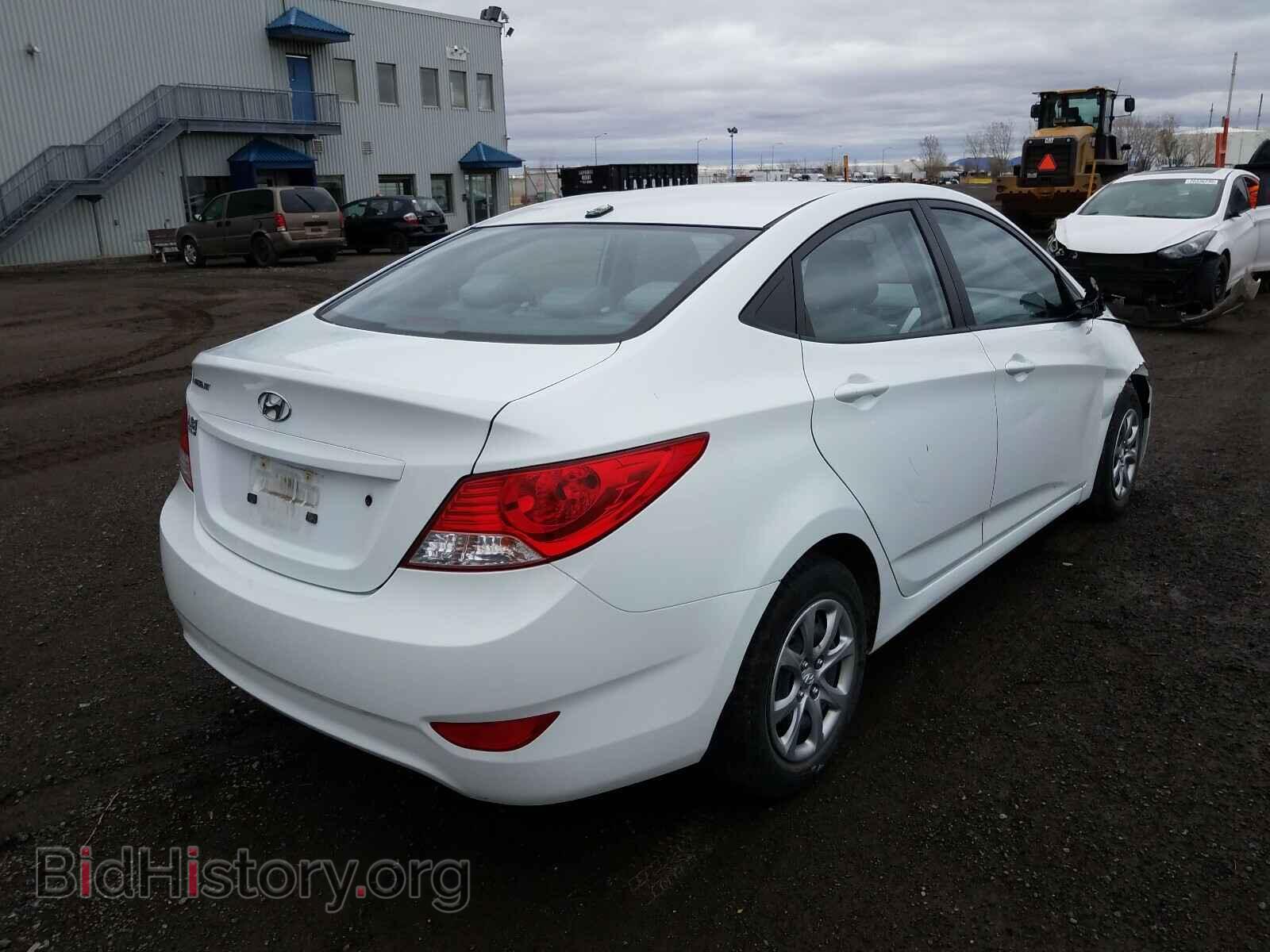 2014 HYUNDAI ACCENT - VIN: KMHCT4AE9EU709348 - Фото 4