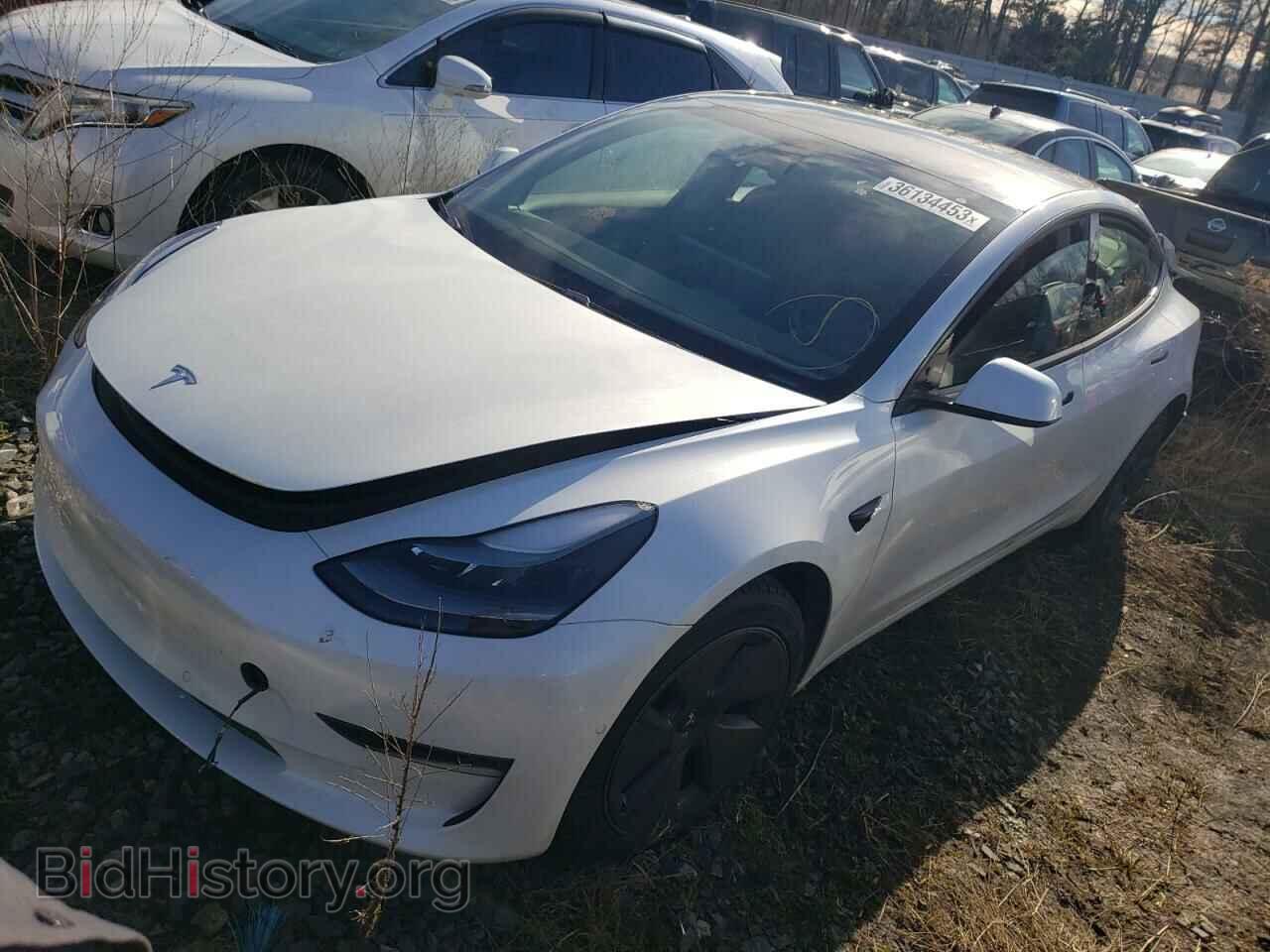 Photo 5YJ3E1EA5MF058084 - TESLA MODEL 3 2021