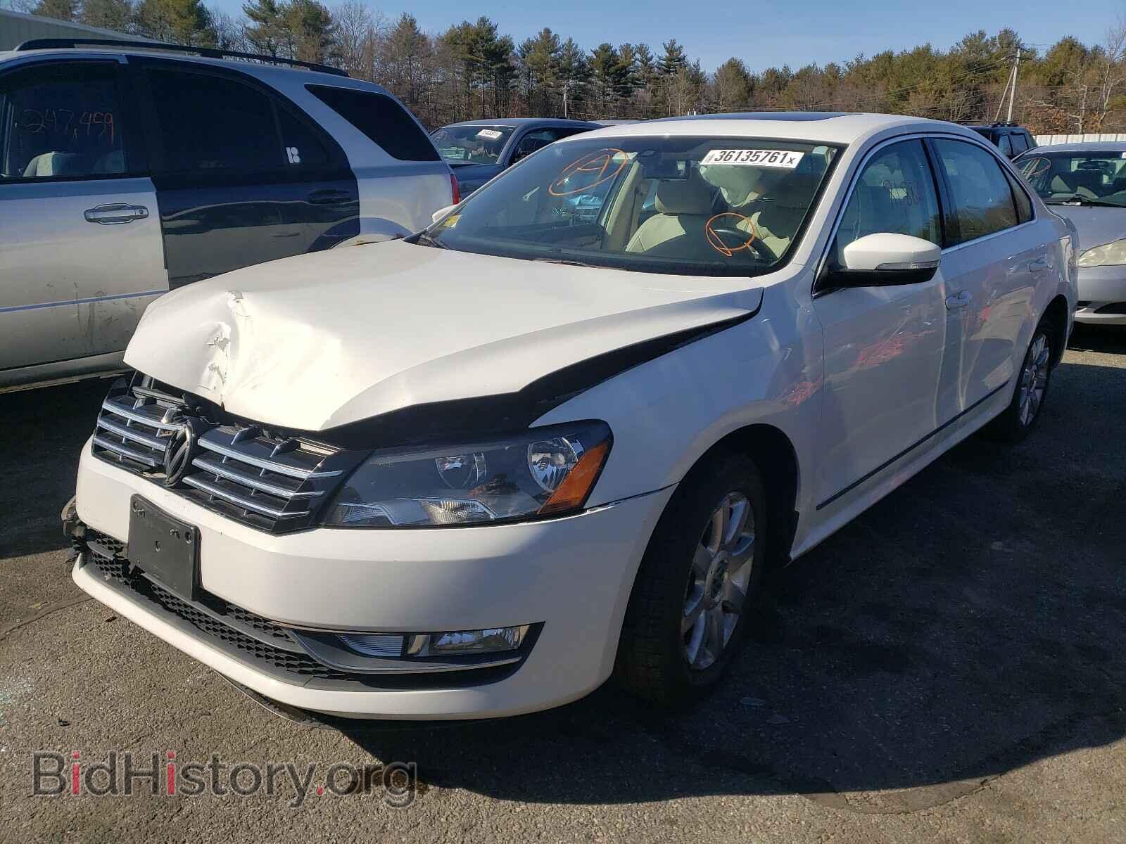 2013 VOLKSWAGEN PASSAT - VIN: 1VWCN7A33DC146734 - Фото 2