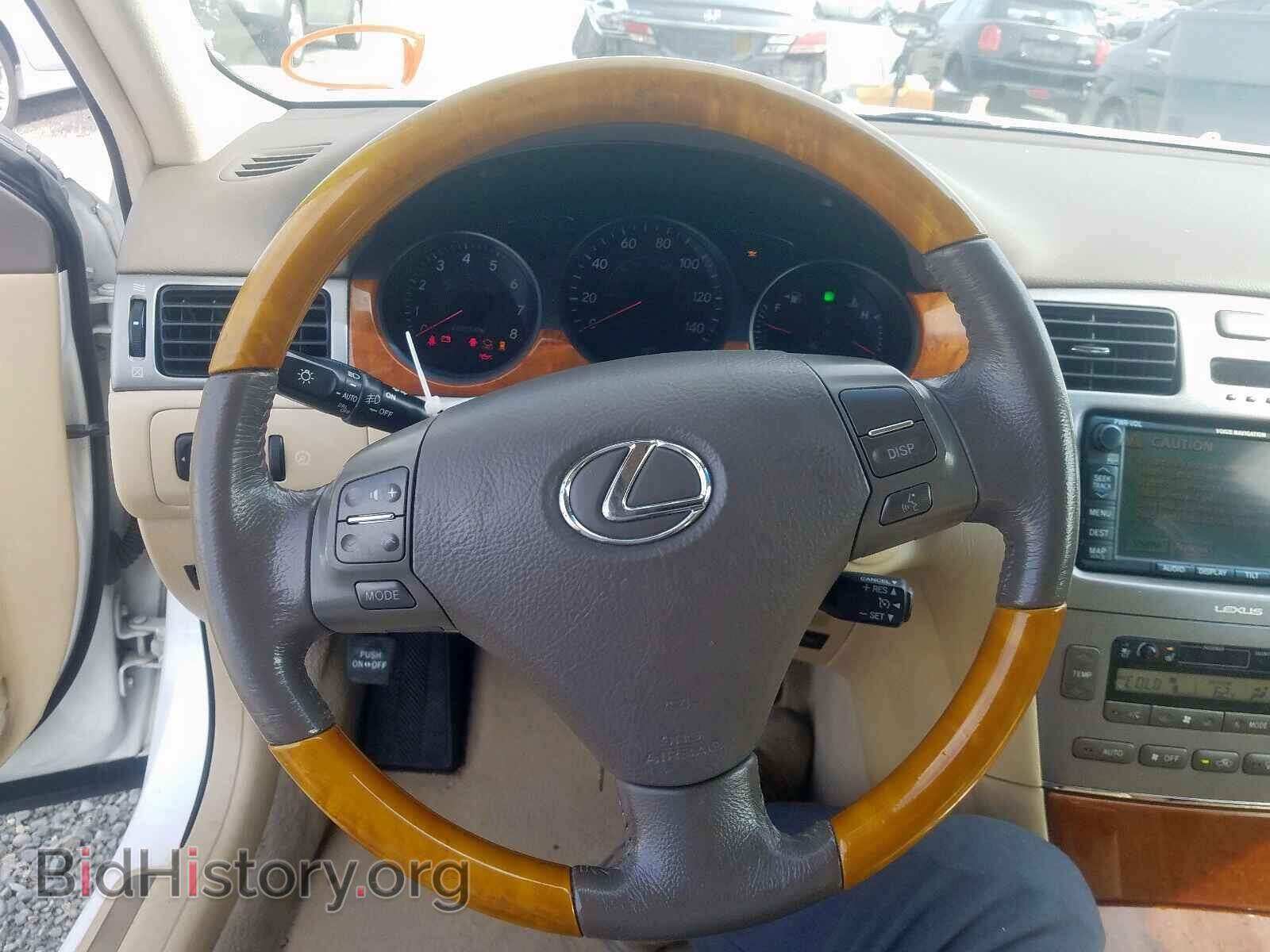 2005 LEXUS ES330 - VIN: JTHBA30G455067794 - Фото 9
