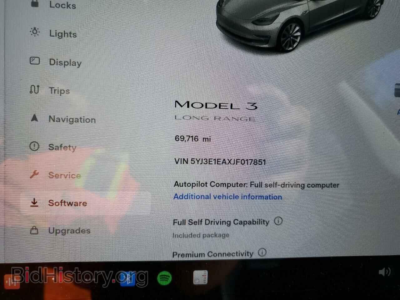2018 TESLA MODEL 3 - VIN: 5YJ3E1EAXJF017851 - Photo 9