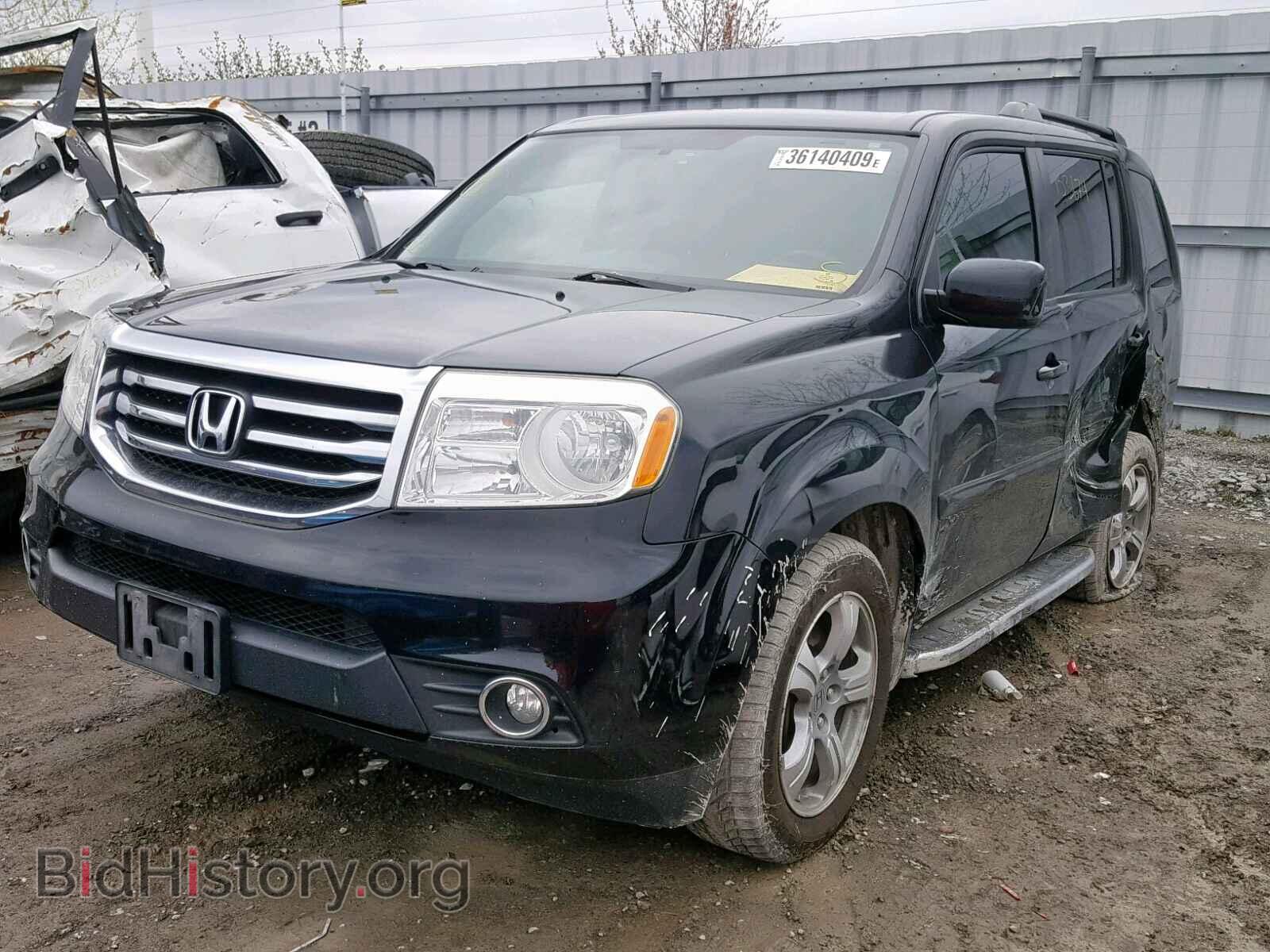 2013 HONDA PILOT EXL - VIN: 5FNYF4H53DB501187 - Фото 2