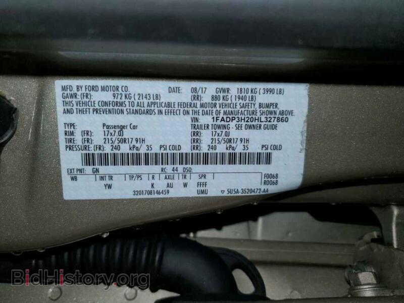 2017 Ford FOCUS (VIN 1FADP3H20HL327860) — photo 12 of 12