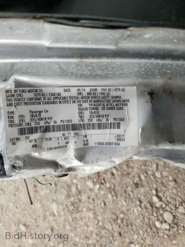 2014 FORD FOCUS - VIN: 1FADP3L97EL407558 - Фото 10