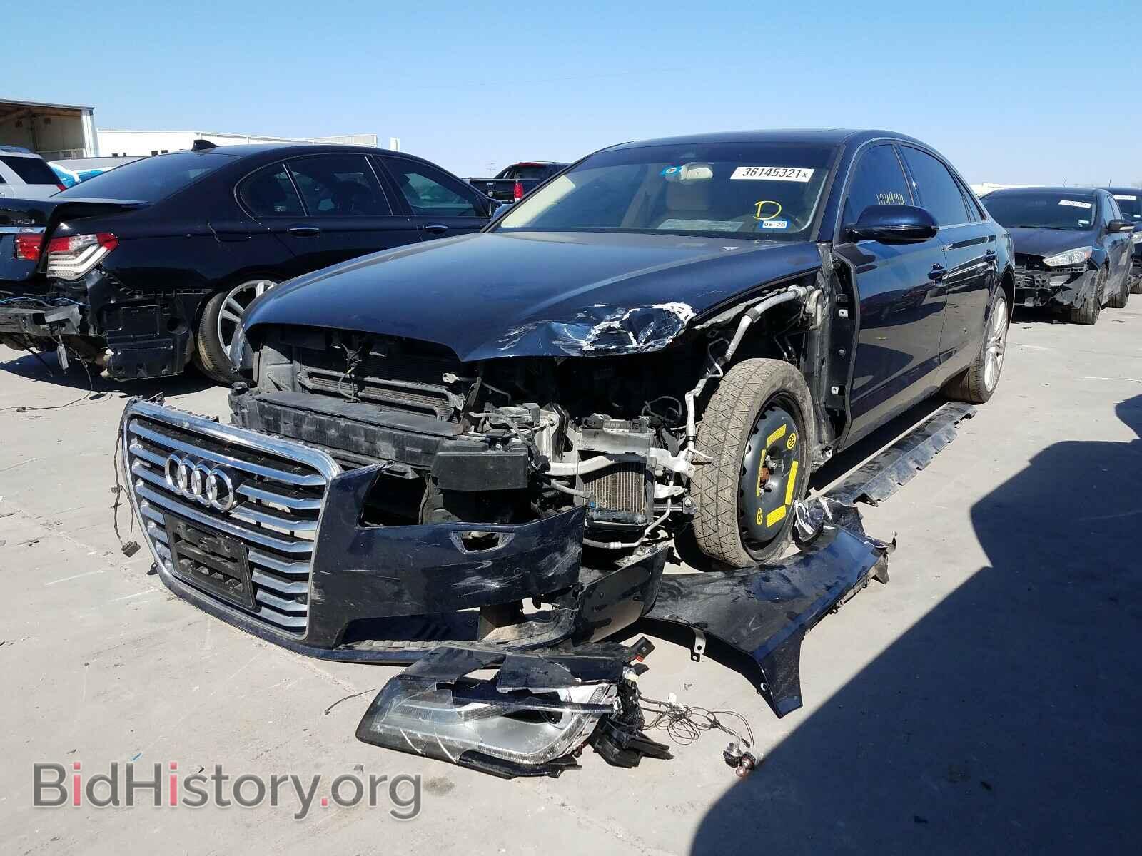 2013 AUDI A8 - VIN: WAURGAFD8DN002894 - Фото 2