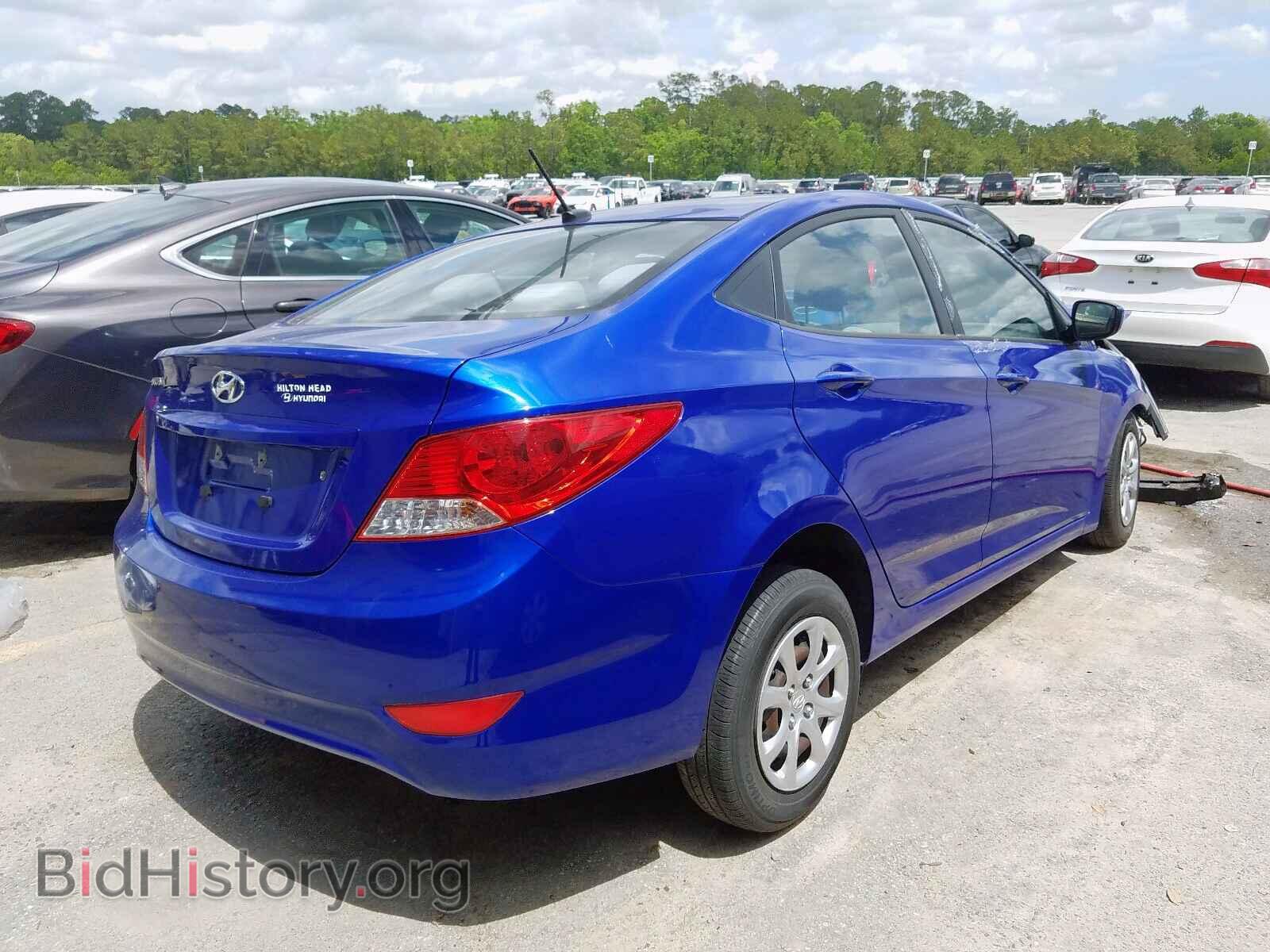 2014 HYUNDAI ACCENT - VIN: KMHCT4AE7EU756751 - Фото 4