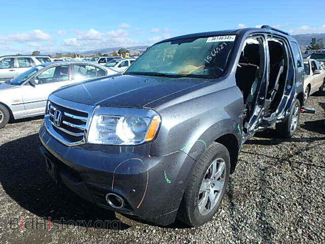 2013 HONDA PILOT - VIN: 5FNYF4H98DB060532 - Фото 2
