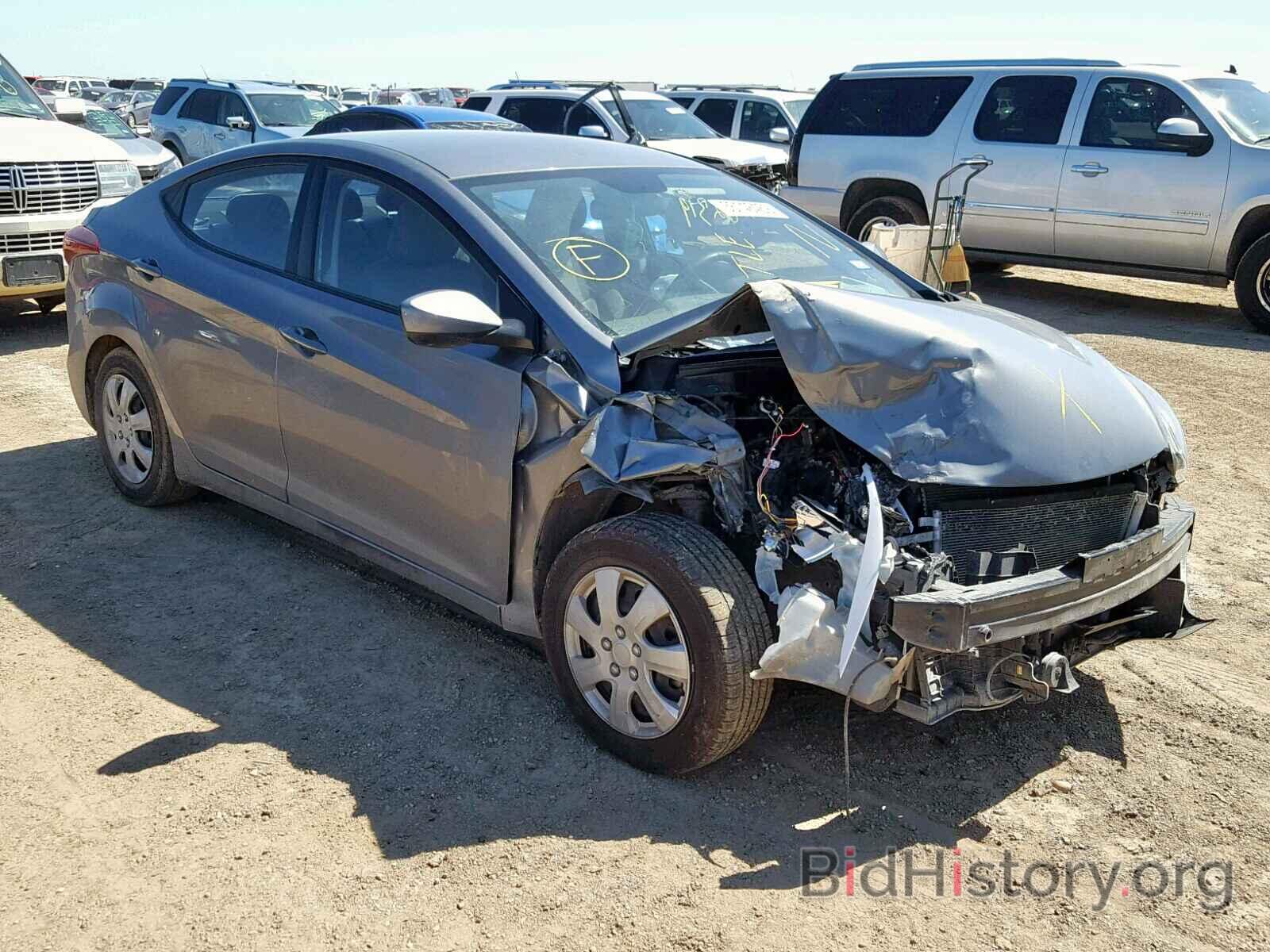 Photo KMHDH4AE9GU624437 - HYUNDAI ELANTRA 2016