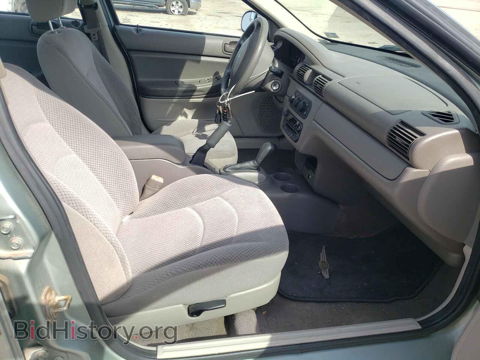 2006 CHRYSLER SEBRING - VIN: 1C3EL46X76N100945 - Фото 5