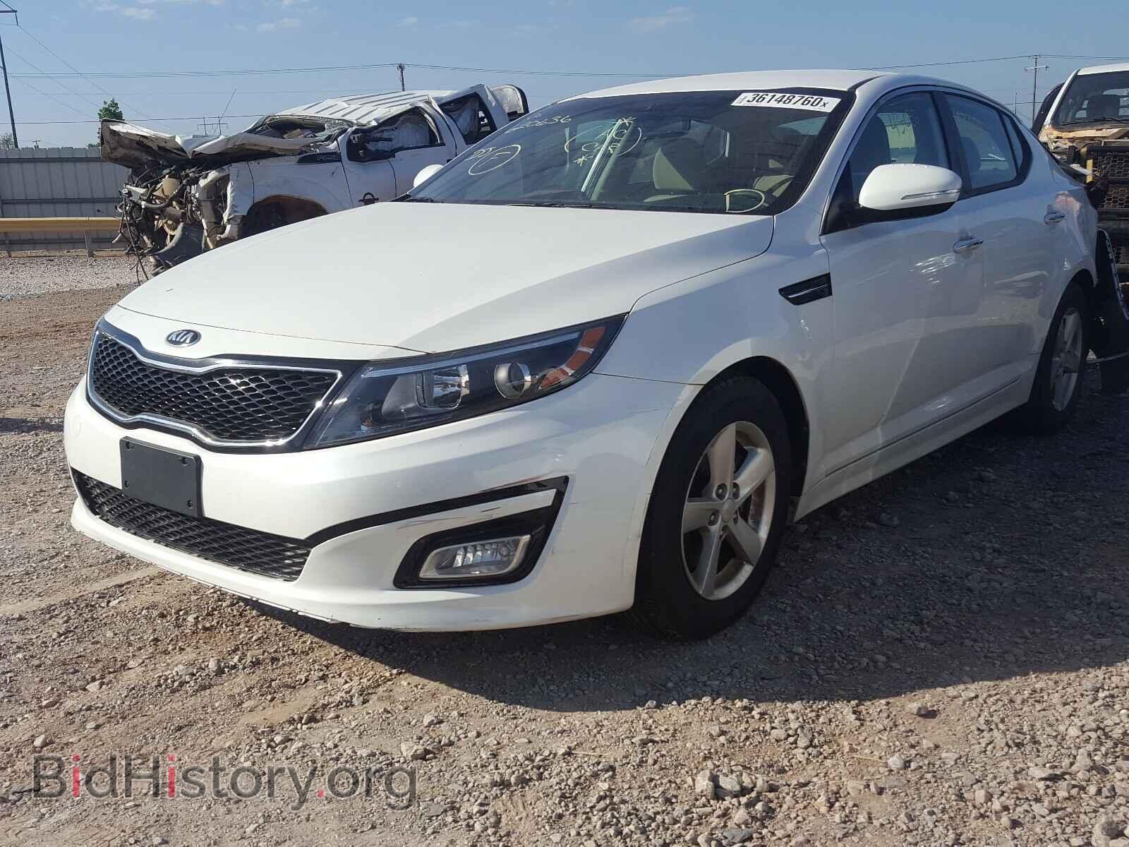 2015 KIA OPTIMA - VIN: KNAGM4A70F5620636 - Фото 2