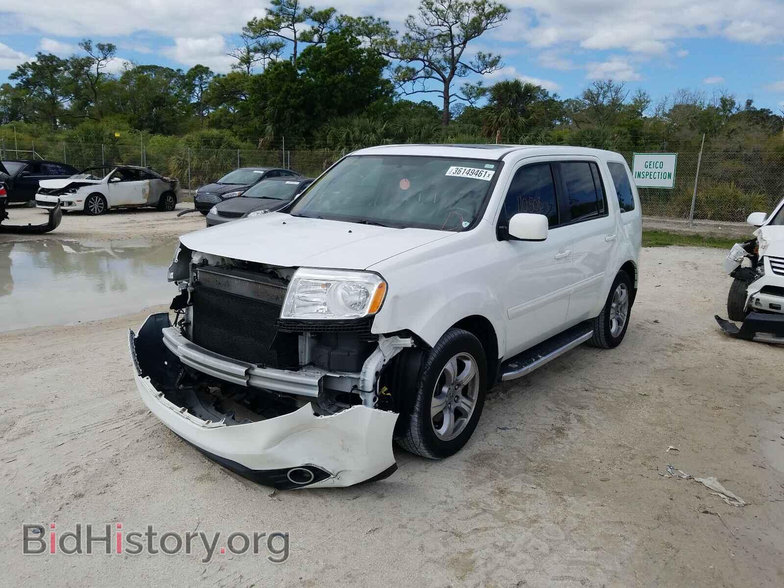 2014 HONDA PILOT - VIN: 5FNYF3H56EB011015 - Фото 2