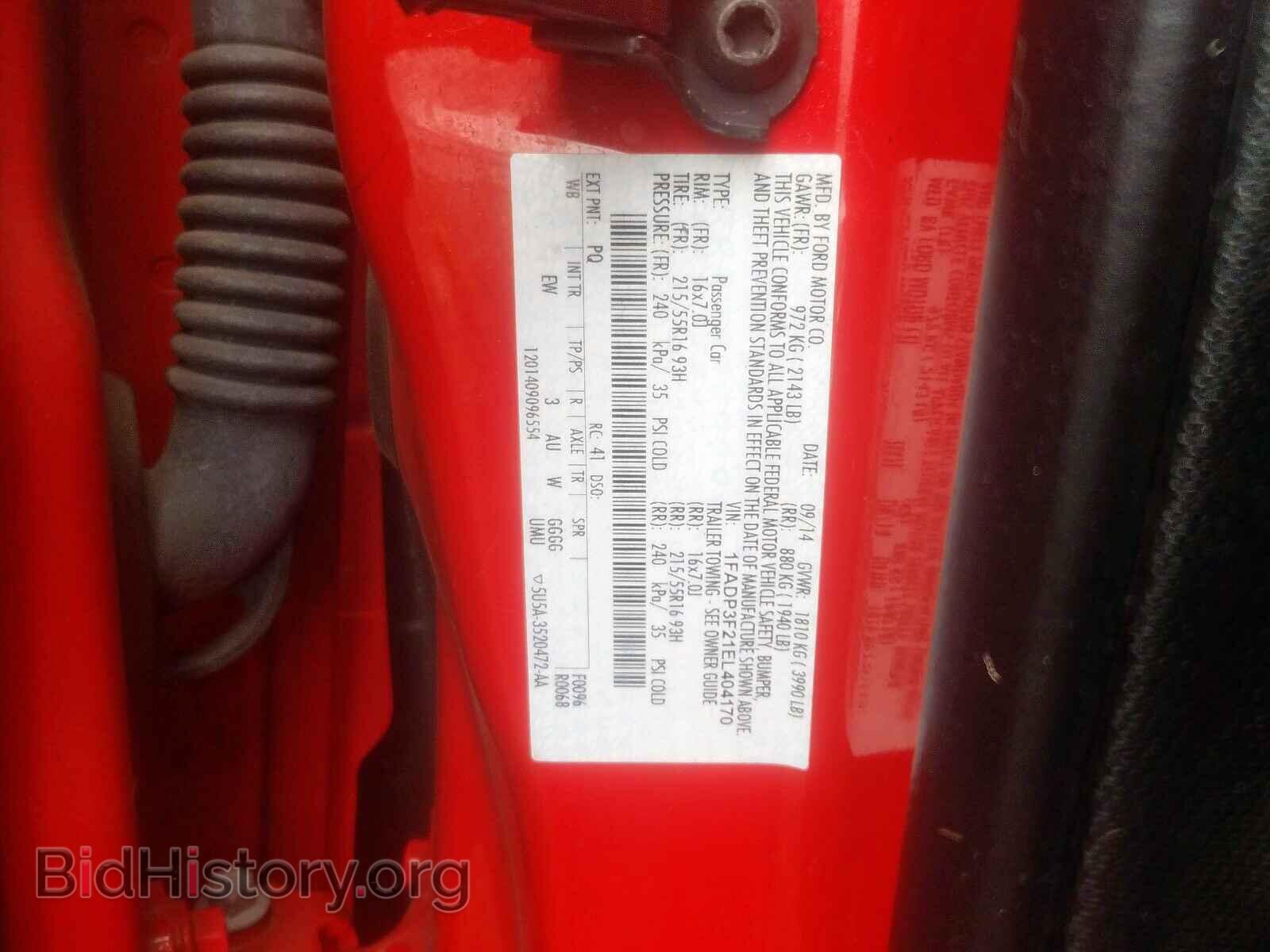 2014 FORD FOCUS - VIN: 1FADP3F21EL404170 - Photo 10