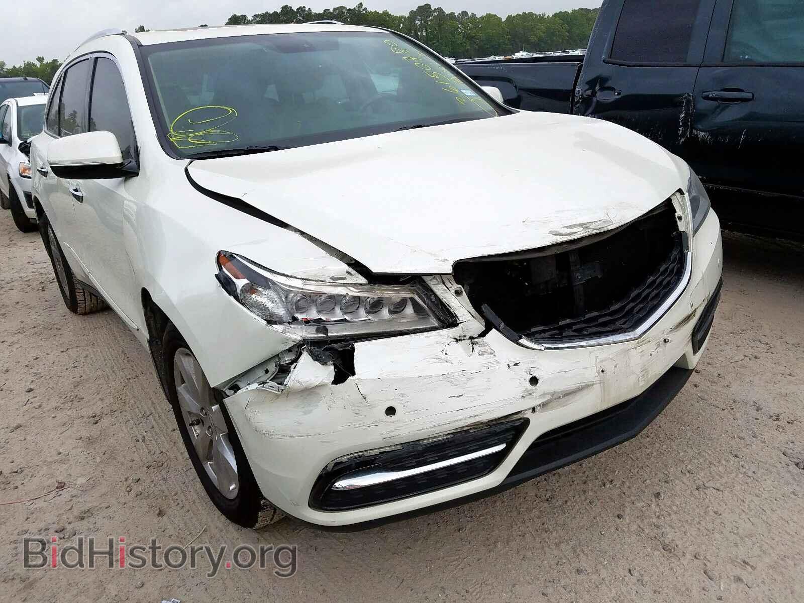 Фотография 5FRYD4H88FB013774 - ACURA MDX ADVANC 2015
