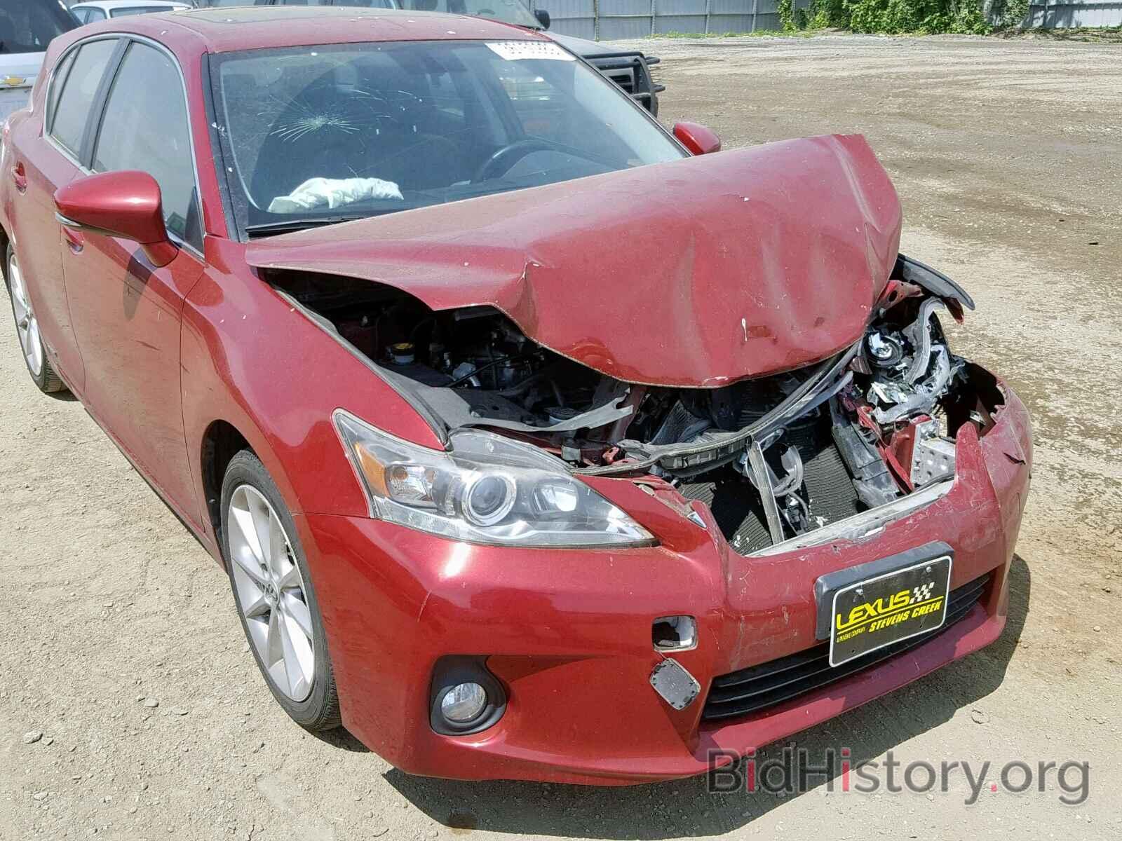 Photo JTHKD5BH3C2048550 - LEXUS CT 200 2012