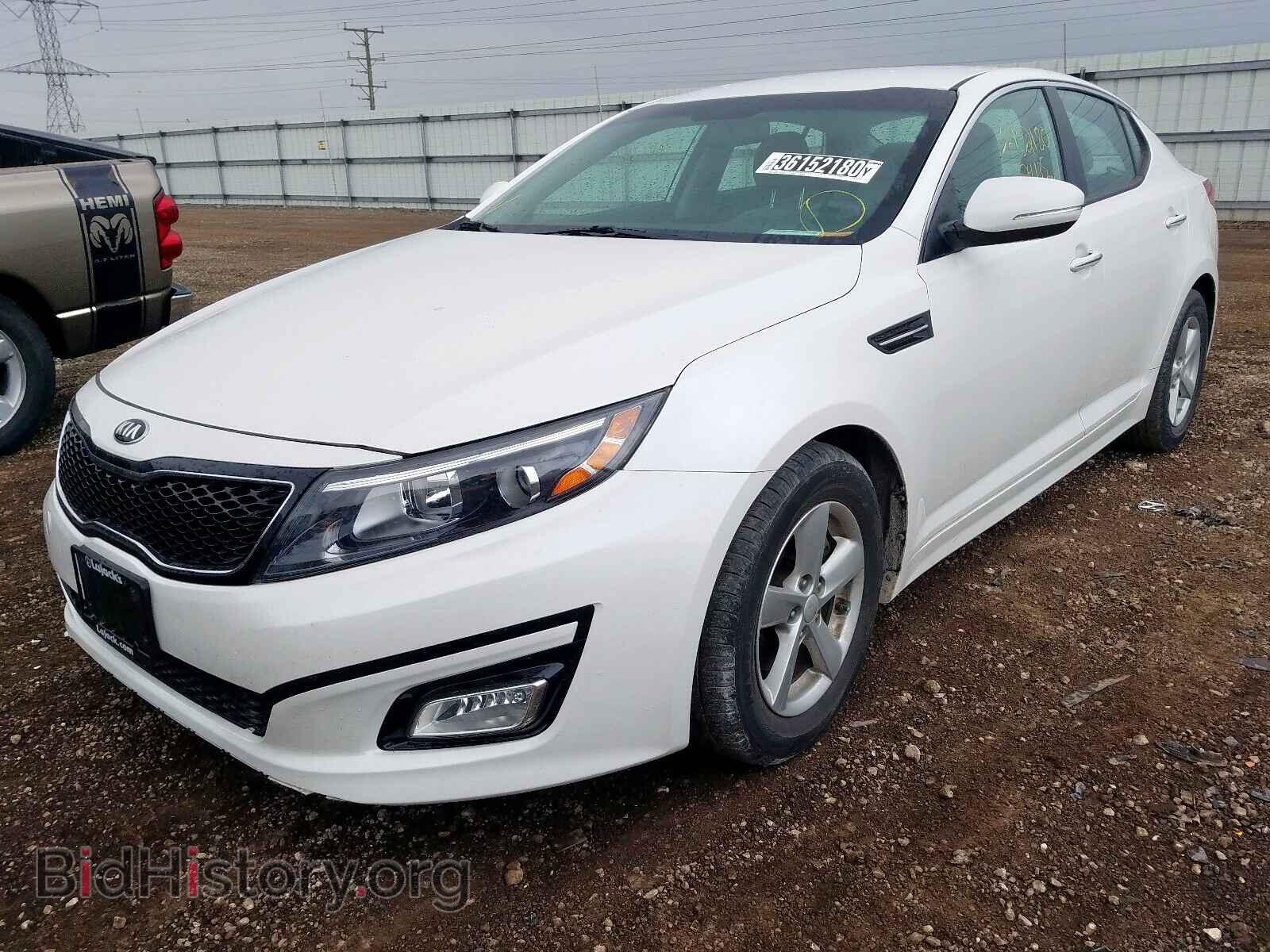 2015 KIA OPTIMA - VIN: KNAGM4A72F5647935 - Фото 2