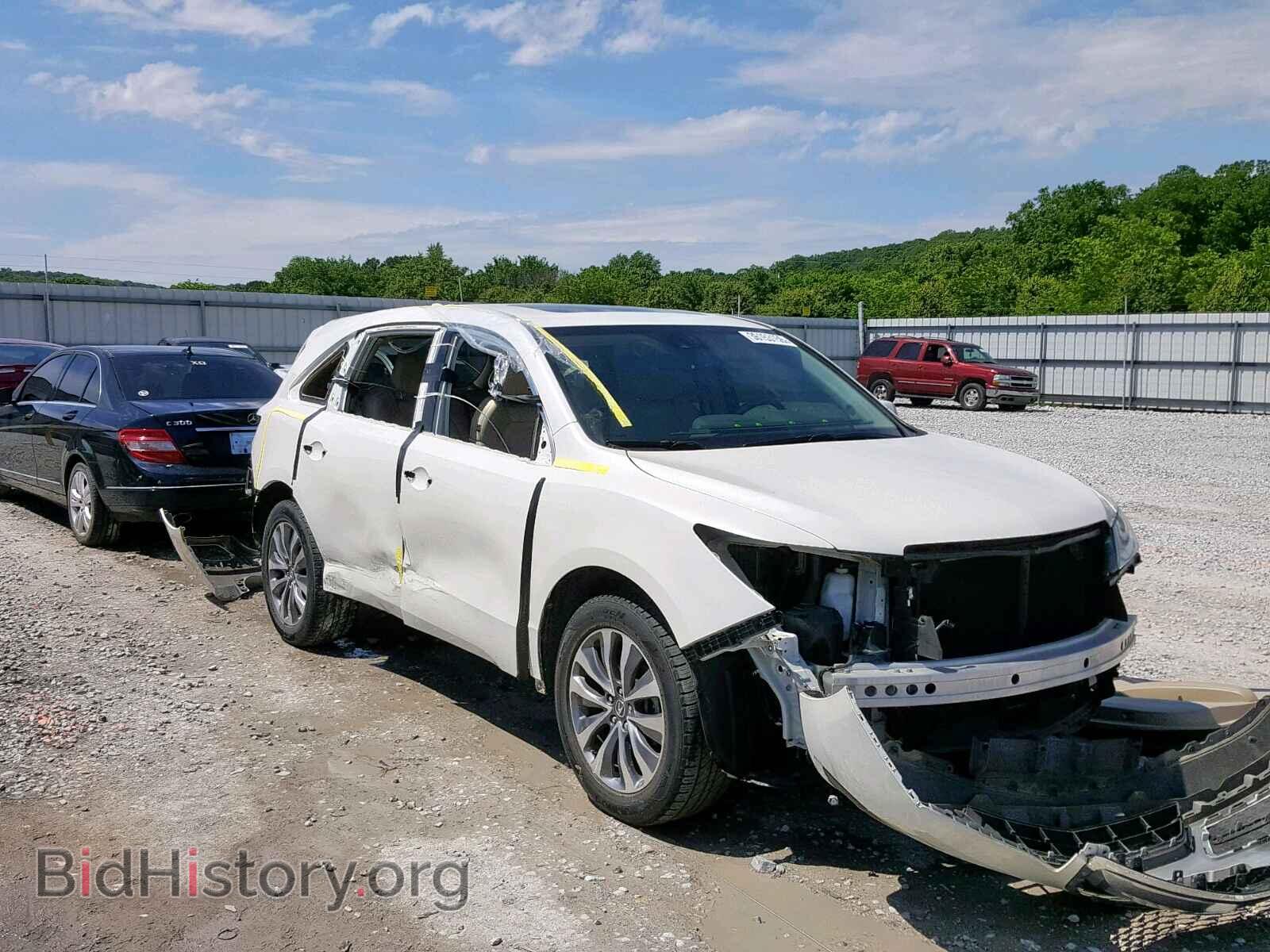 Фотография 5FRYD4H67EB035388 - ACURA MDX 2014